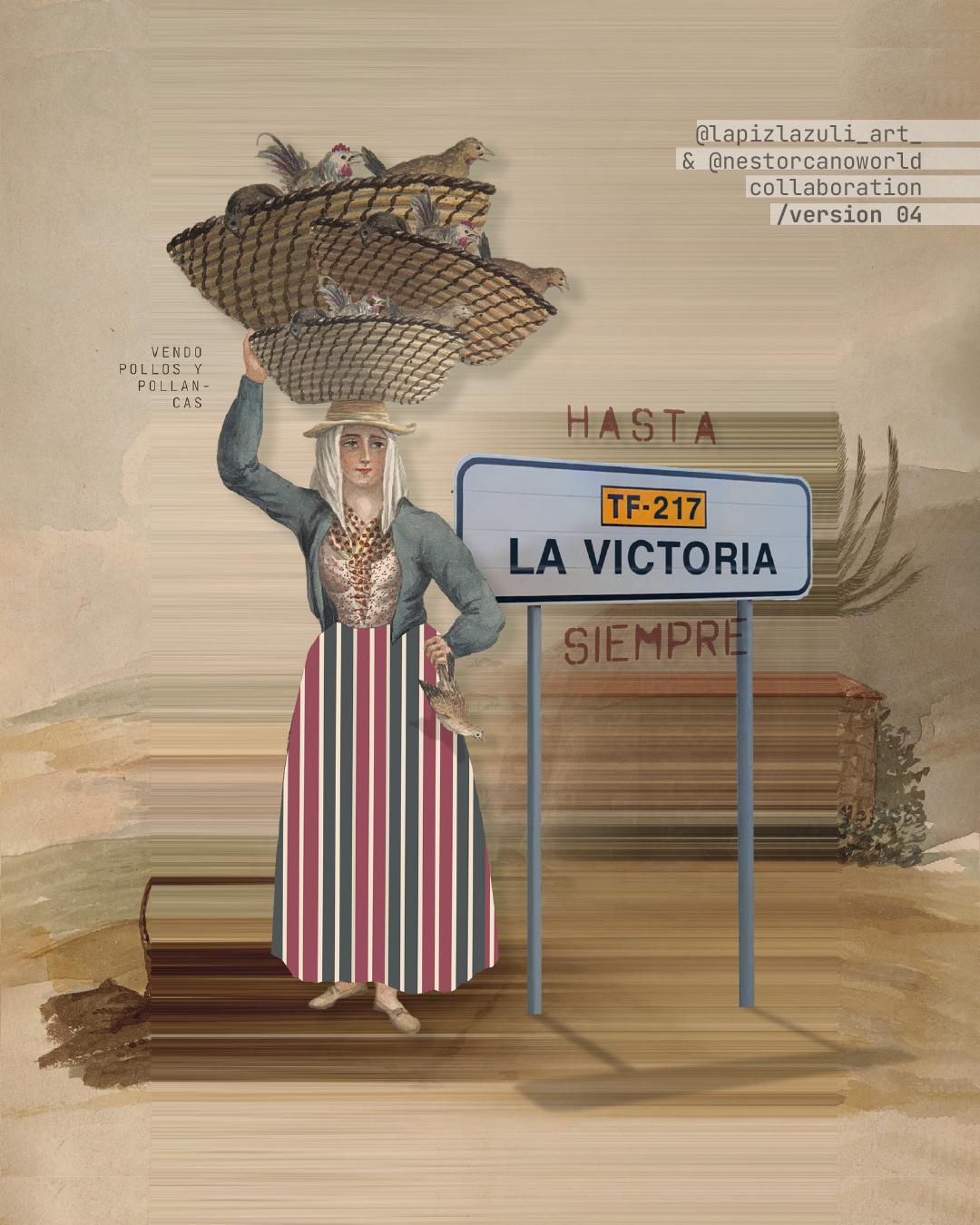 Hasta La Victoria. Collage colaborativo con Néstor Cano